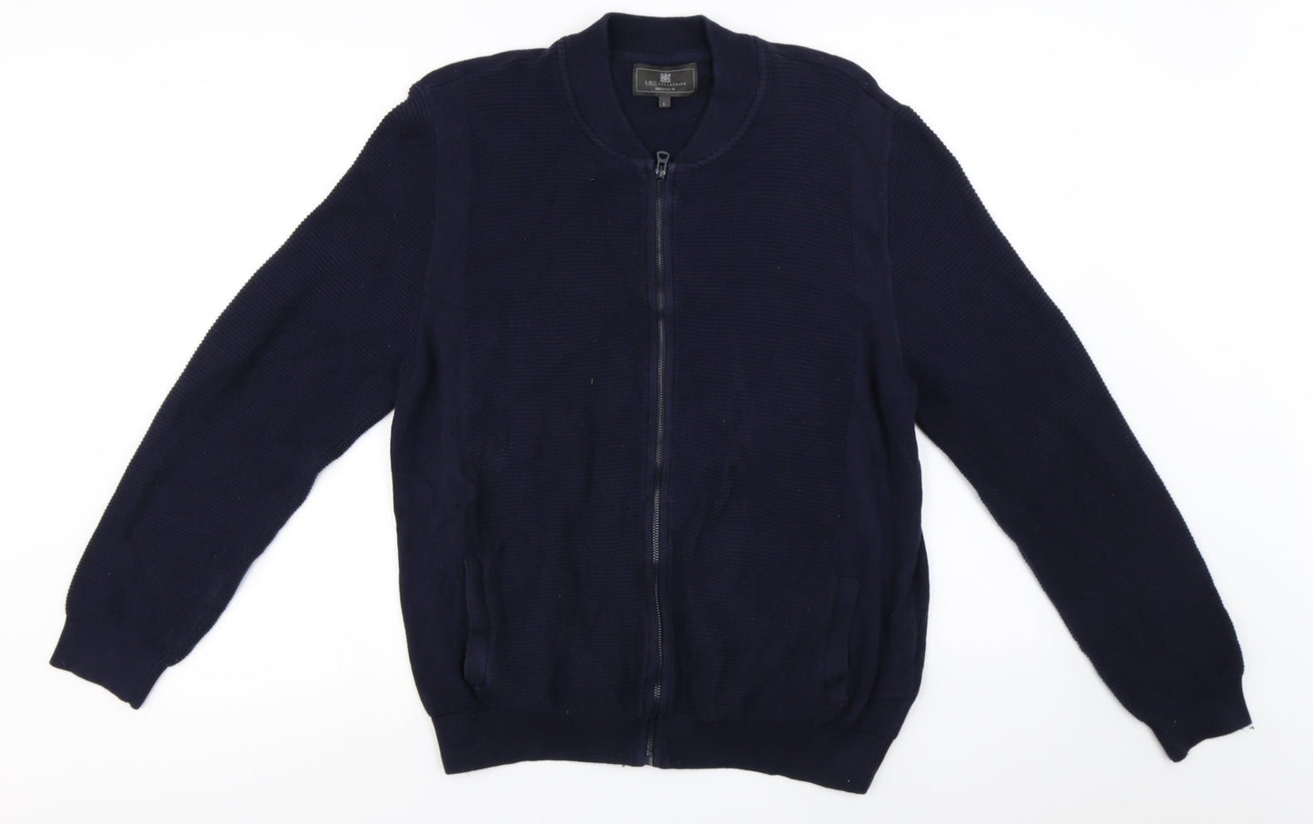 Marks and Spencer  Womens Blue   Full Zip Jumper Size L