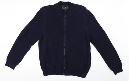 Marks and Spencer  Womens Blue   Full Zip Jumper Size L