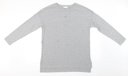 Papaya  Womens Grey   Basic T-Shirt Size 16