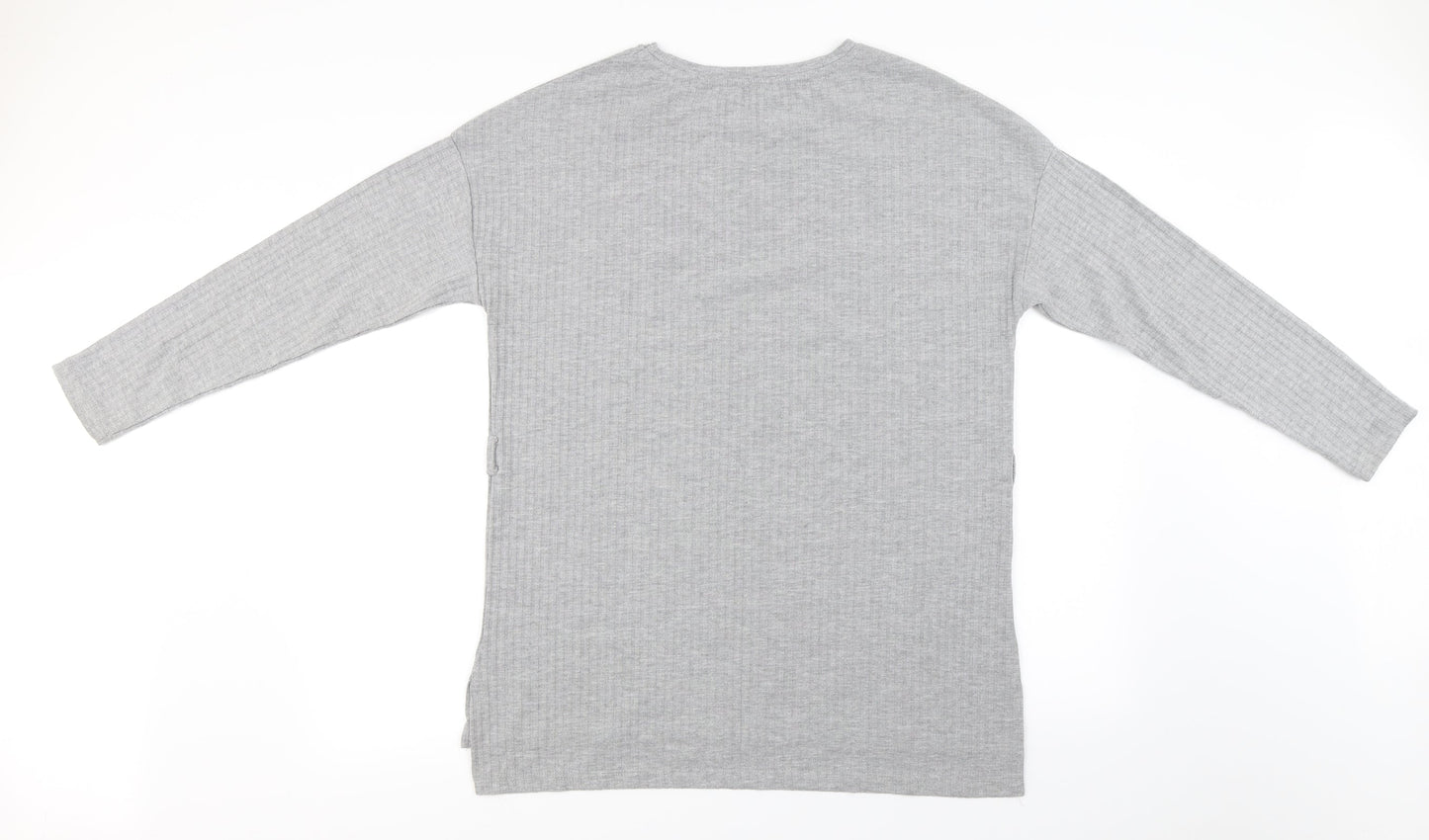 Papaya  Womens Grey   Basic T-Shirt Size 16