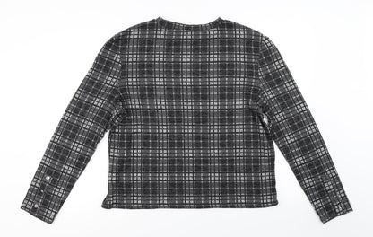 Primark Womens Black Check  Pullover Jumper Size XL