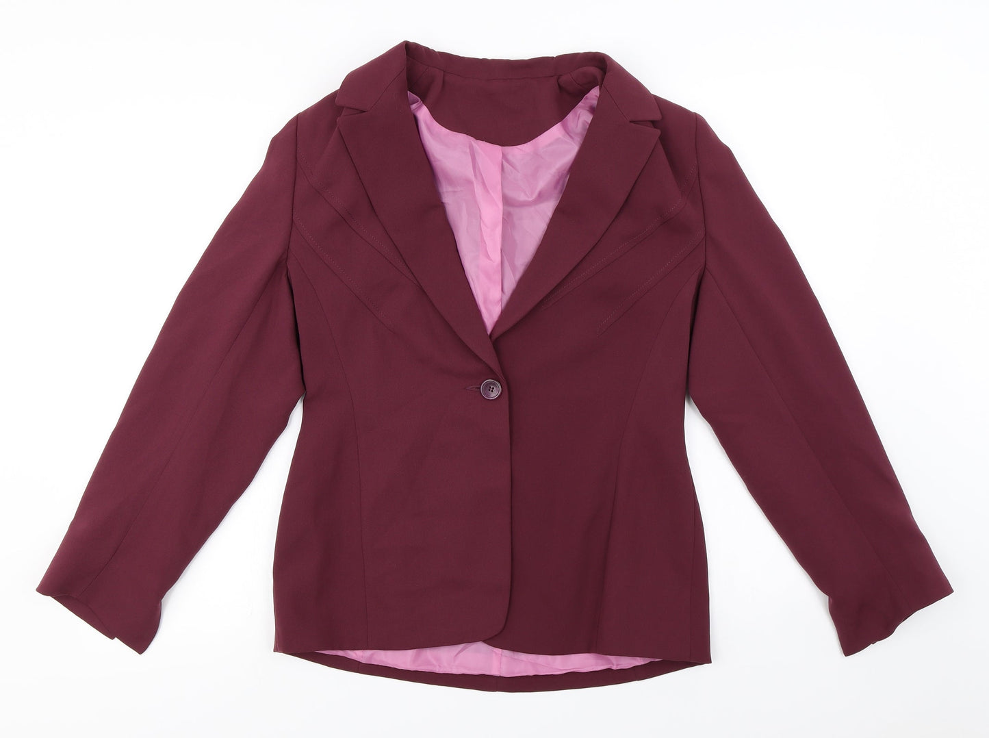 Womens UK Size 12 NL Collection Regular Purple Blazer