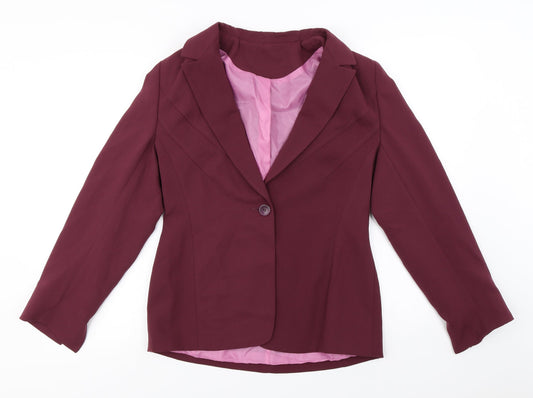Womens UK Size 12 NL Collection Regular Purple Blazer