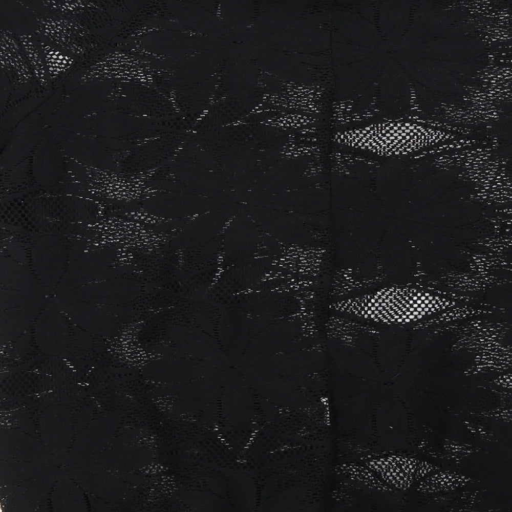 Atmosphere  Womens Black Floral  Pullover Jumper Size 6