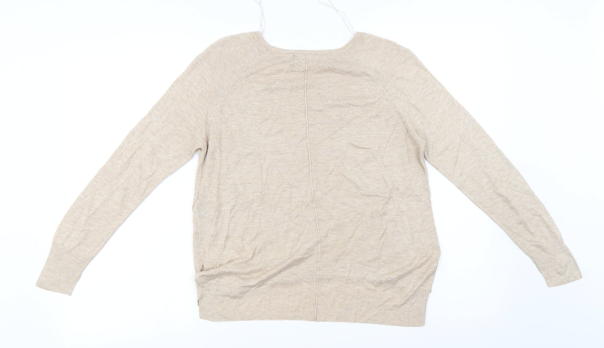 Zara Womens Beige   Pullover Jumper Size S