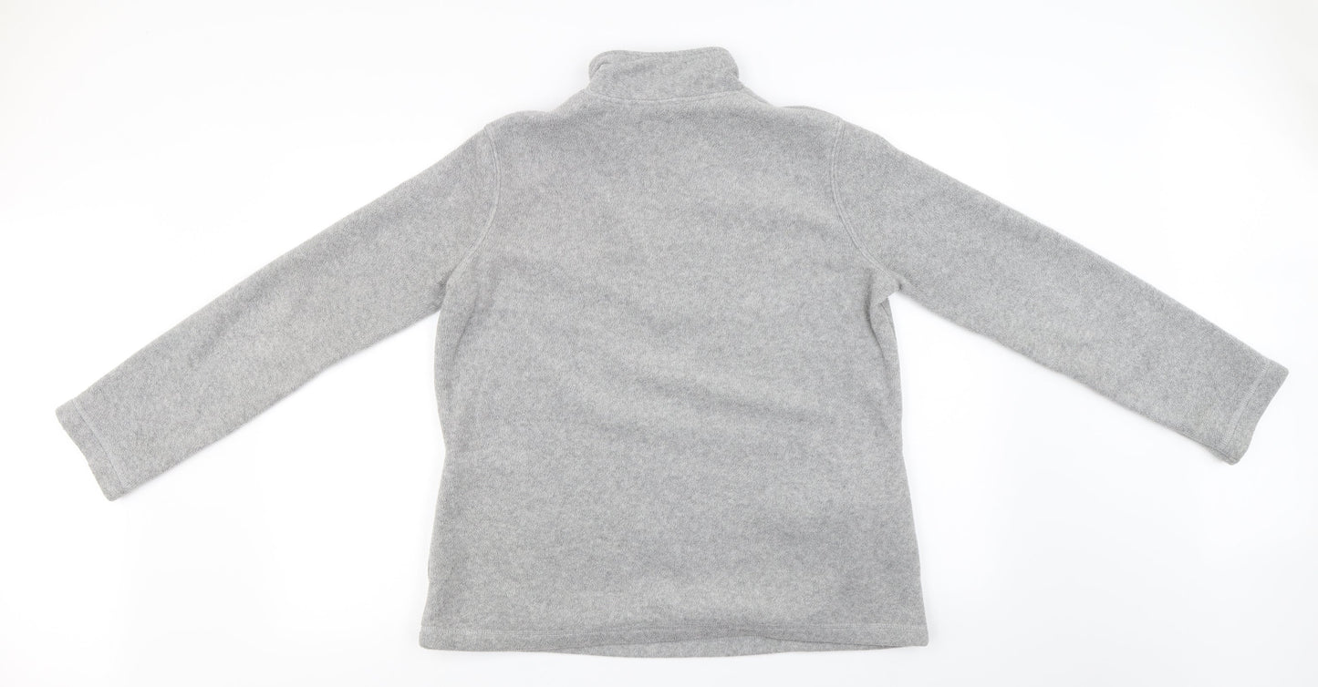 Papaya  Womens Grey   Henley Jumper Size 14