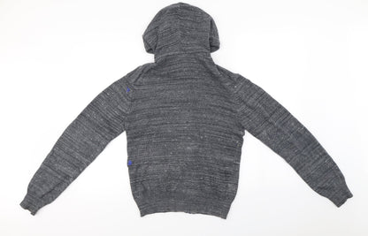 L.O.G.G   Boys Grey   Full Zip Hoodie Size 13-14 Years