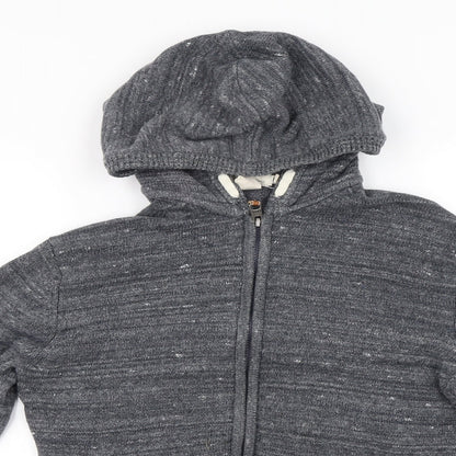 L.O.G.G   Boys Grey   Full Zip Hoodie Size 13-14 Years
