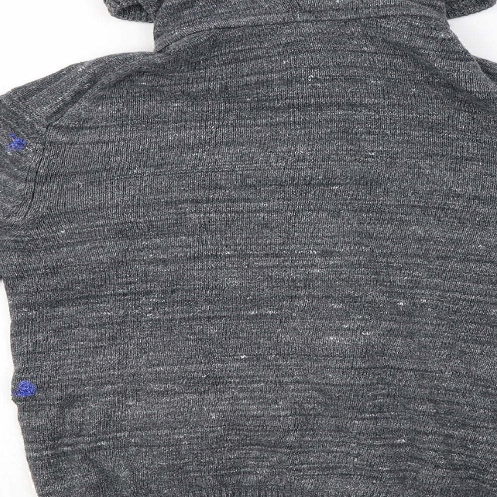 L.O.G.G   Boys Grey   Full Zip Hoodie Size 13-14 Years