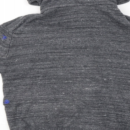 L.O.G.G   Boys Grey   Full Zip Hoodie Size 13-14 Years
