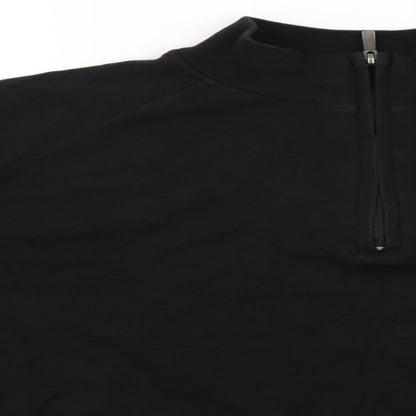 Kirkland  Mens Black   Henley Jumper Size L  - bamburgh castle