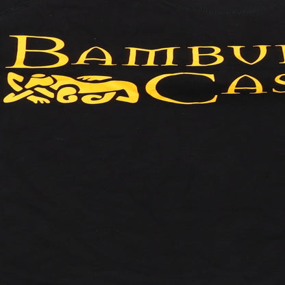 Kirkland  Mens Black   Henley Jumper Size L  - bamburgh castle