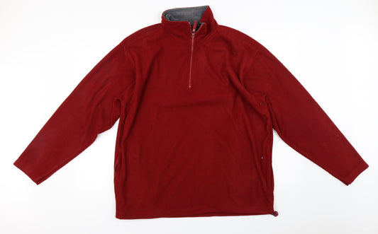 BHS  Mens Red   Henley Jumper Size L