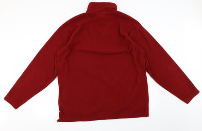 BHS  Mens Red   Henley Jumper Size L