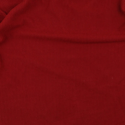 BHS  Mens Red   Henley Jumper Size L