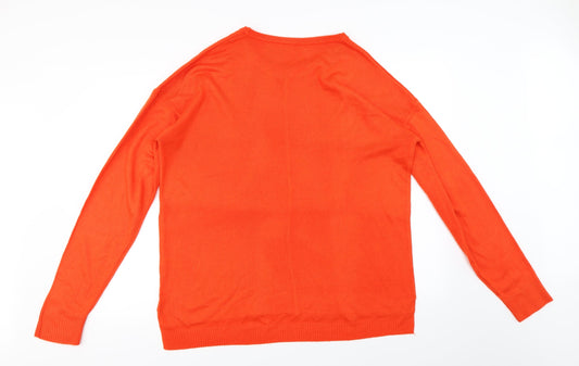 PEP&CO  Womens Orange   Pullover Jumper Size 20