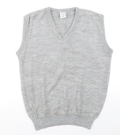 Preworn Mens Grey   Vest Jumper Size M