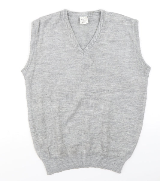 Preworn Mens Grey   Vest Jumper Size M
