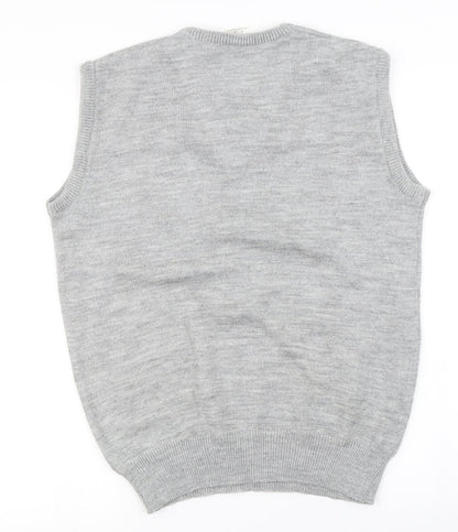 Preworn Mens Grey   Vest Jumper Size M