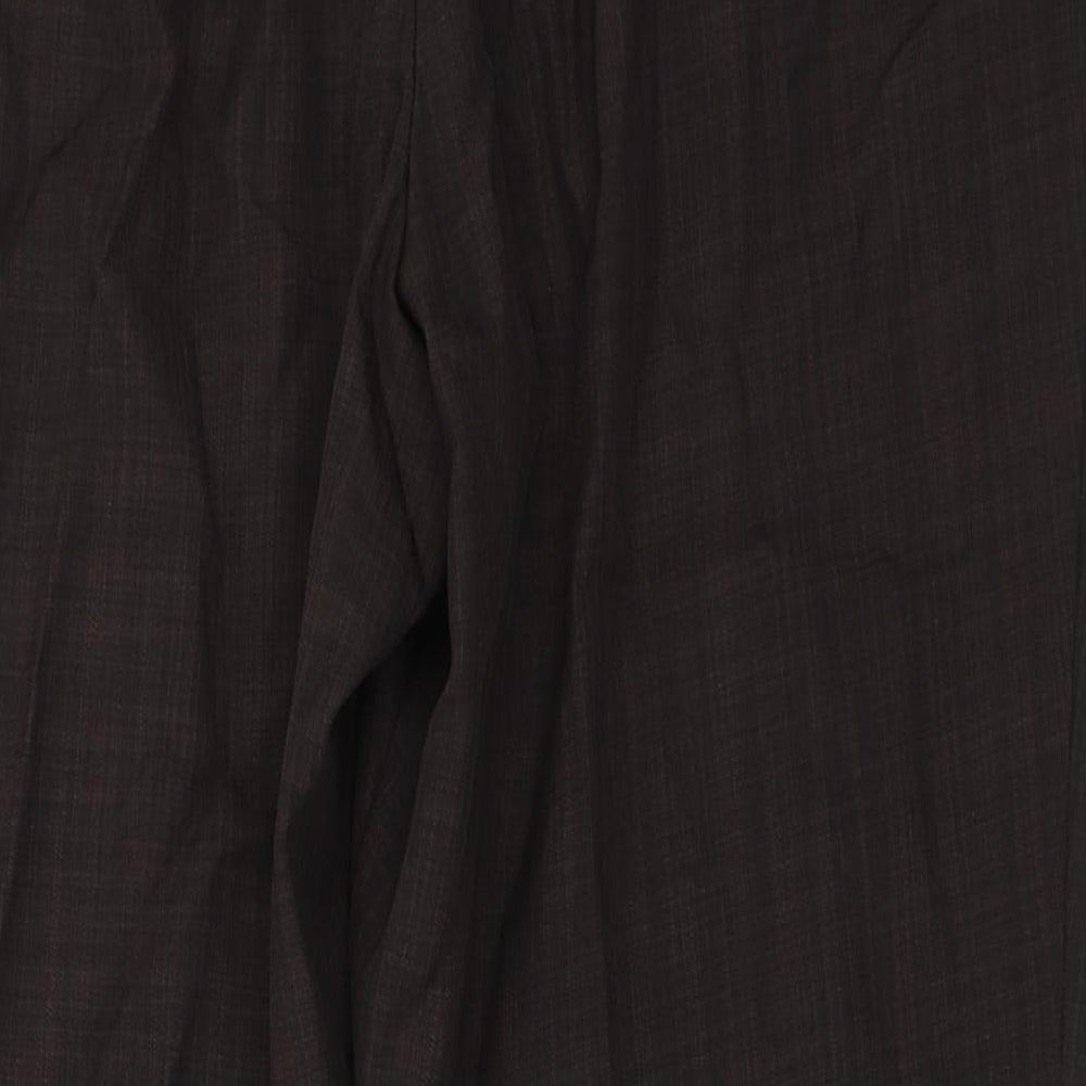 Womens UK Size 16 Marks and Spencer Regular Fit  Brown Trousers