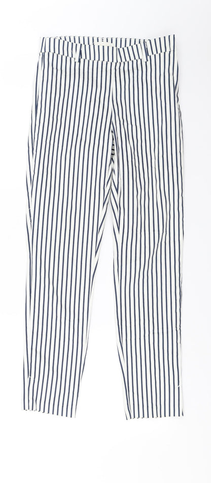 Womens UK Size 6 H&M Regular Fit  White Trousers