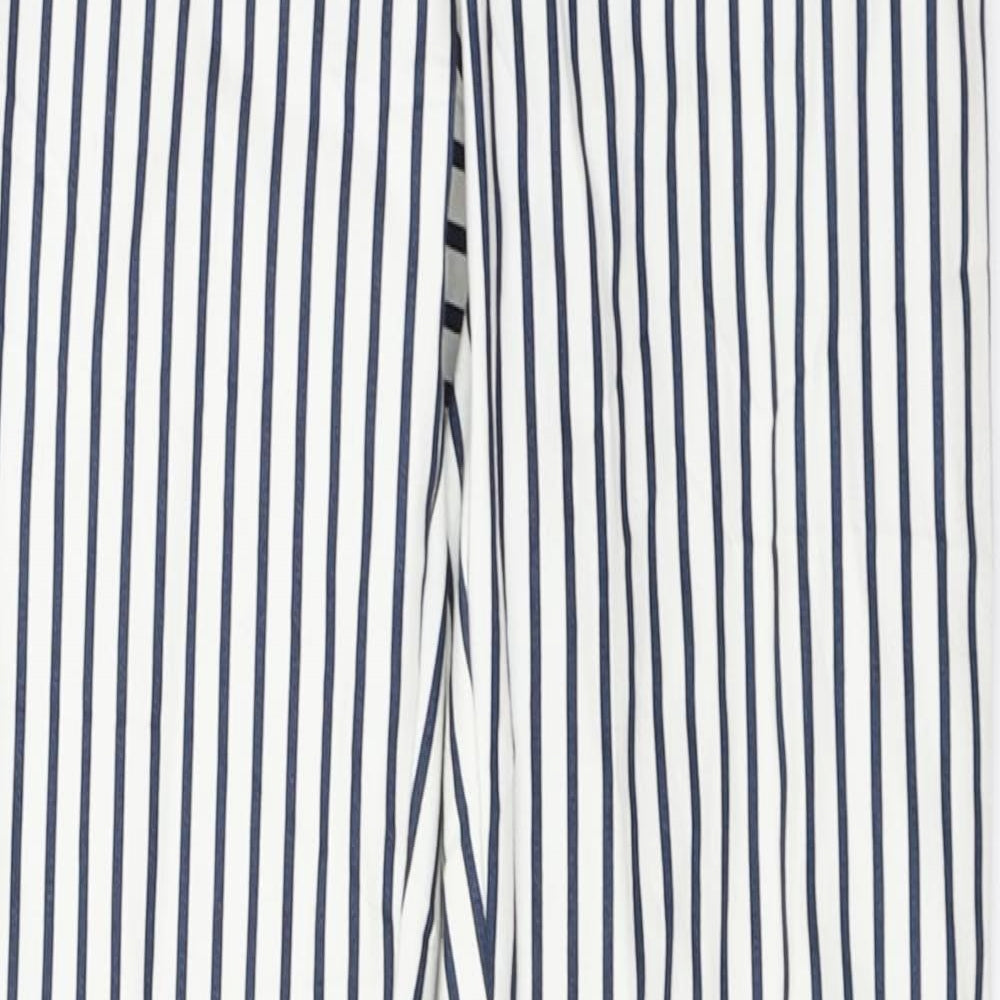 Womens UK Size 6 H&M Regular Fit  White Trousers