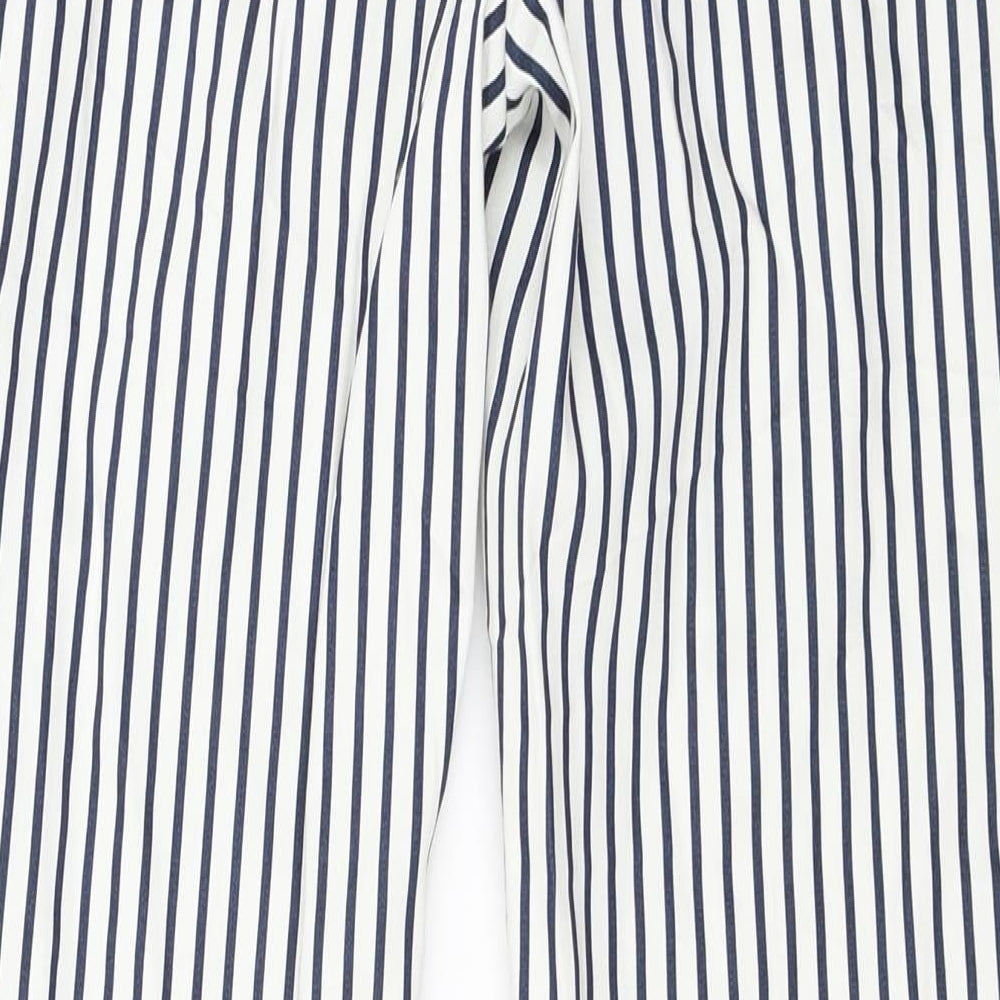 Womens UK Size 6 H&M Regular Fit  White Trousers