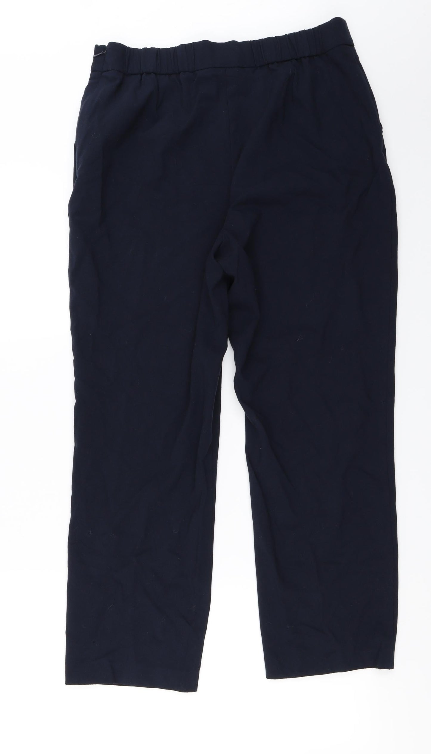 Womens UK Size 14 Marks and Spencer Relaxed Fit  Blue Trousers