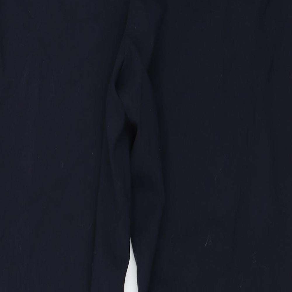 Womens UK Size 14 Marks and Spencer Relaxed Fit  Blue Trousers