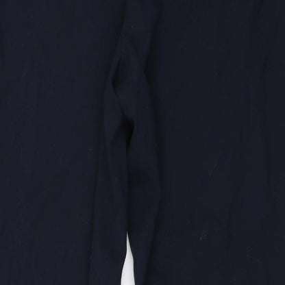 Womens UK Size 14 Marks and Spencer Relaxed Fit  Blue Trousers