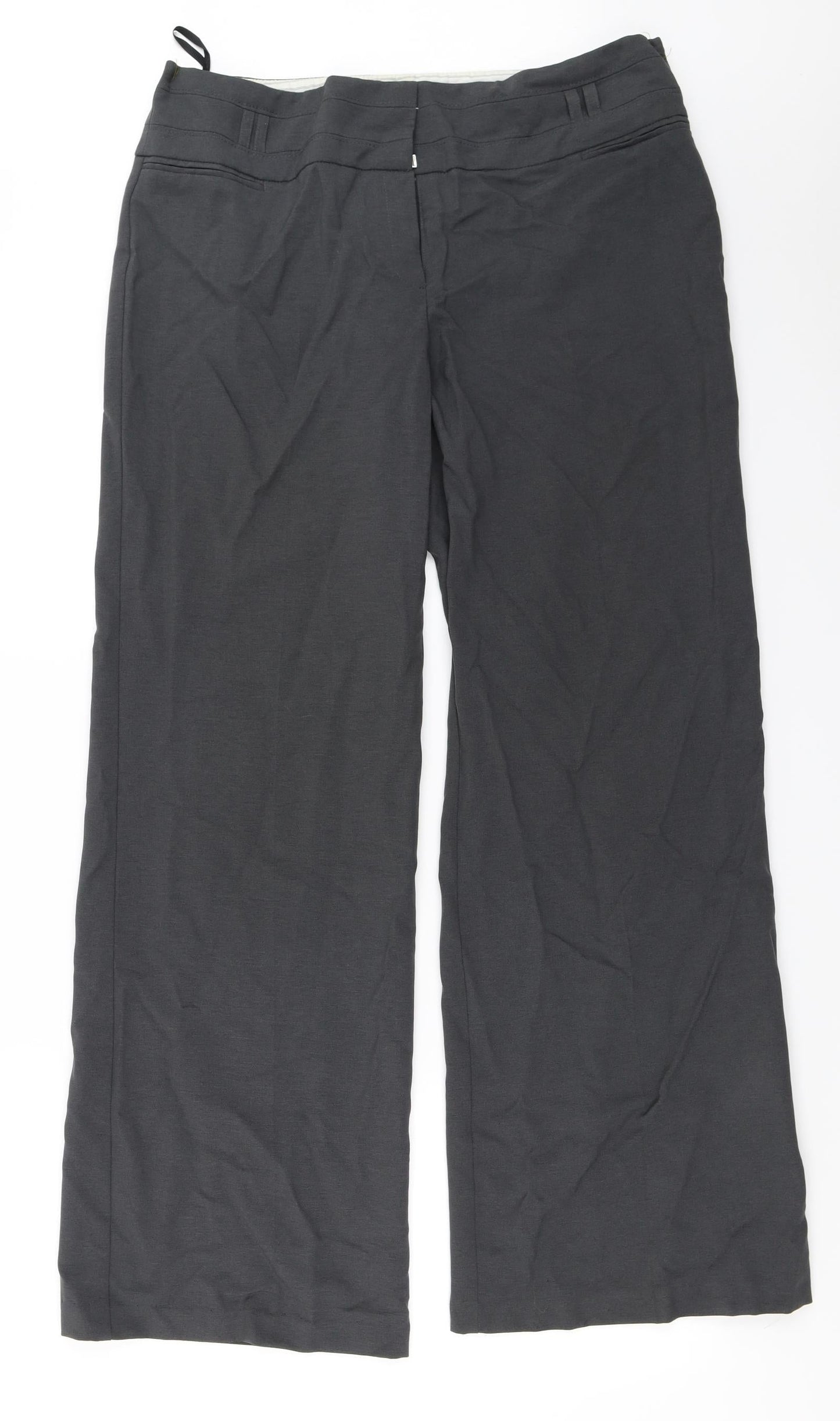 Evie Collection  Womens Grey   Trousers  Size 34 in L29 in