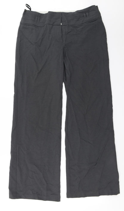 Evie Collection  Womens Grey   Trousers  Size 34 in L29 in
