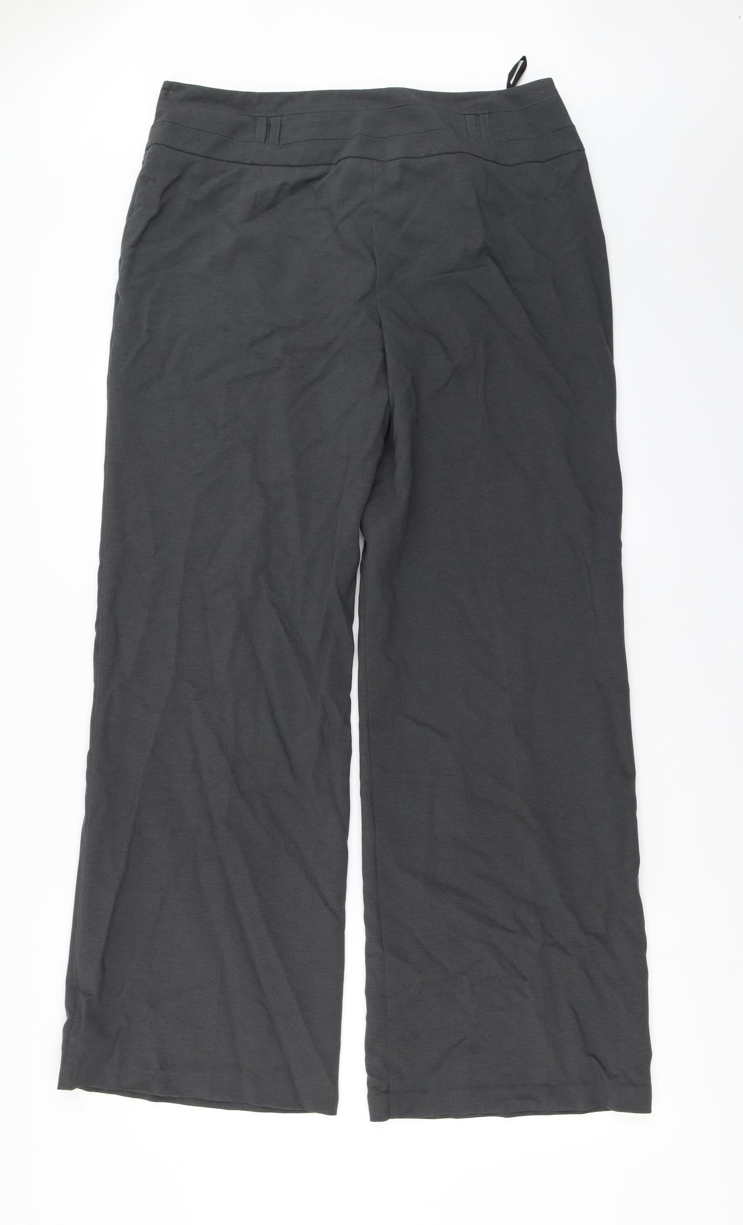 Evie Collection  Womens Grey   Trousers  Size 34 in L29 in