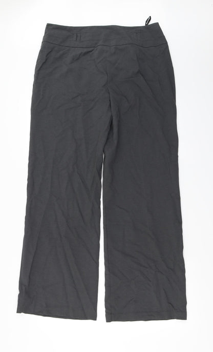 Evie Collection  Womens Grey   Trousers  Size 34 in L29 in