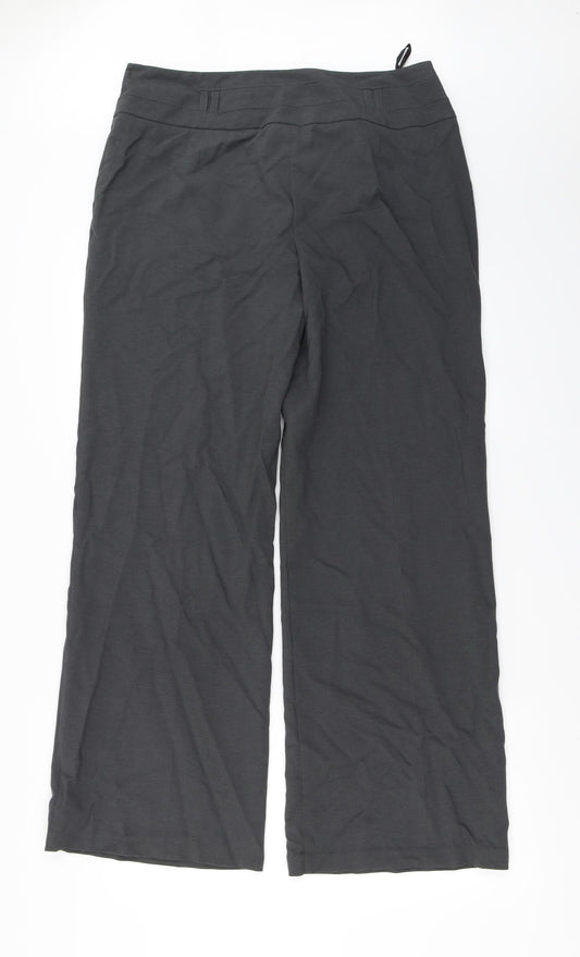 Evie Collection  Womens Grey   Trousers  Size 34 in L29 in