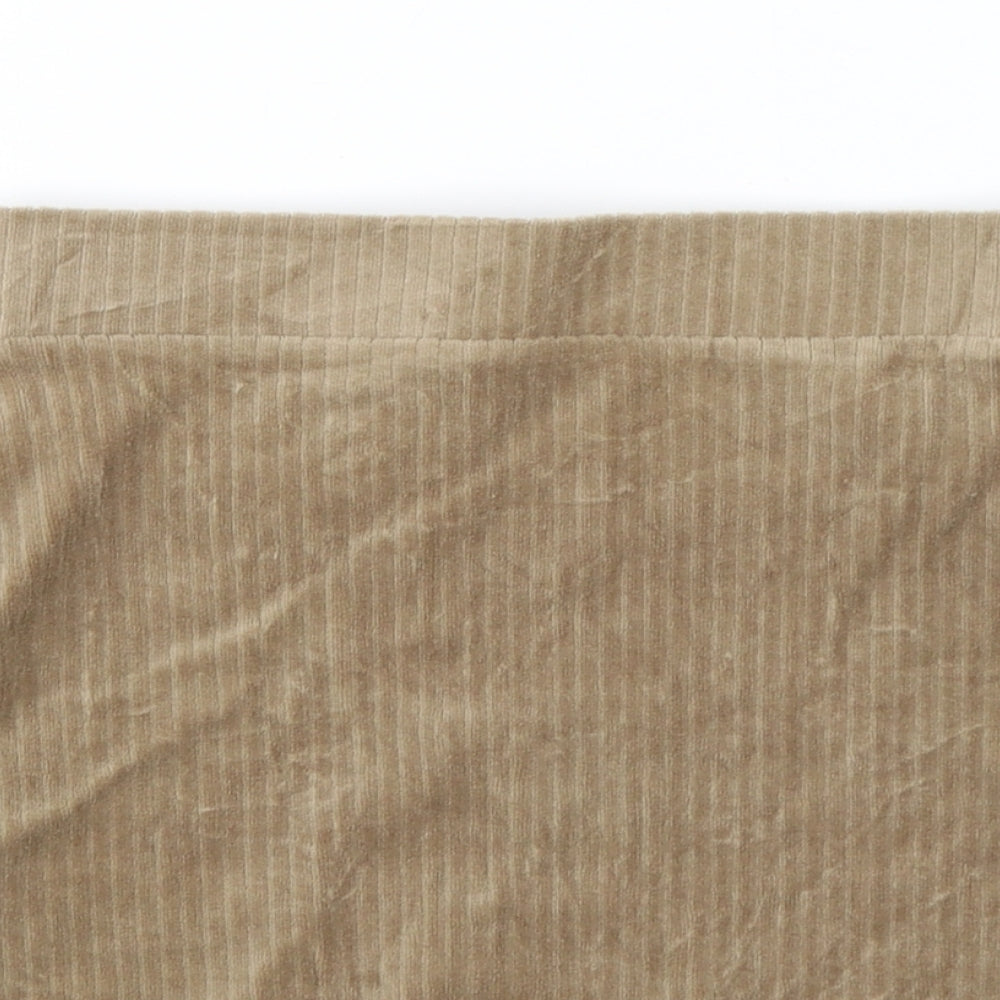 Monki  Womens Beige   A-Line Skirt Size S