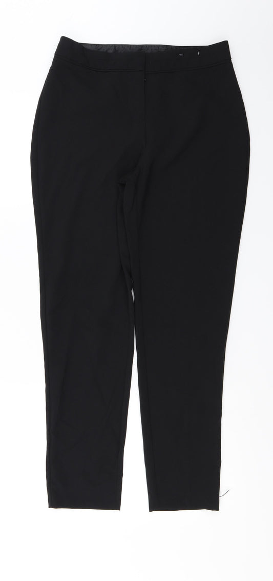 F&F  Womens Black   Trousers  Size 8 L26 in