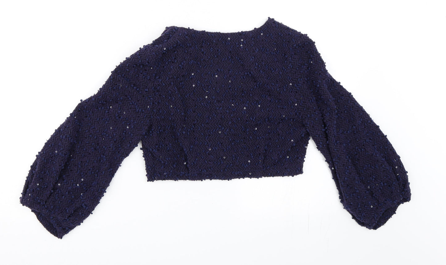 Pres De Moi Womens Blue   Cardigan Jumper Size S