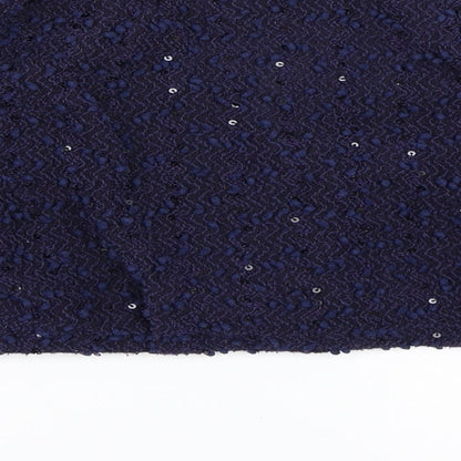 Pres De Moi Womens Blue   Cardigan Jumper Size S