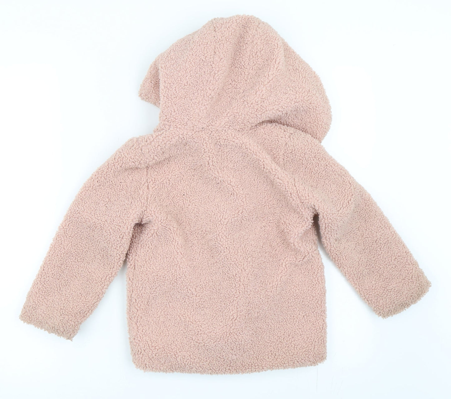 Nutmeg Girls Pink   Overcoat Coat Size 4-5 Years