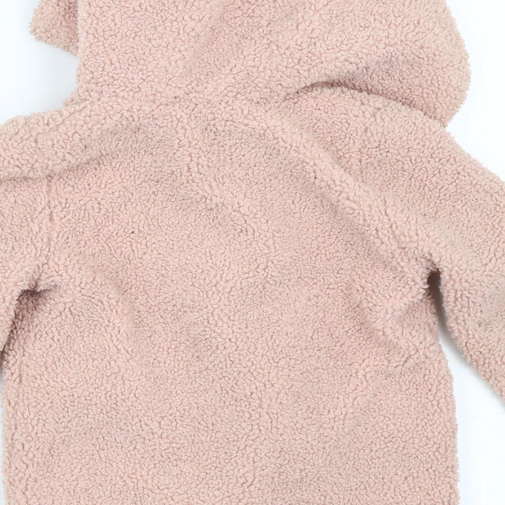 Nutmeg Girls Pink   Overcoat Coat Size 4-5 Years