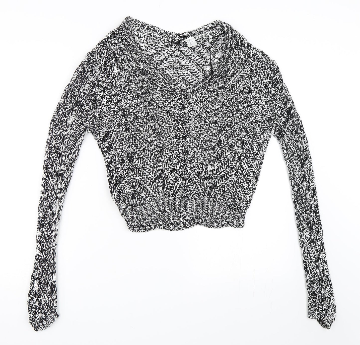 H&M Womens Black   Pullover Jumper Size 34