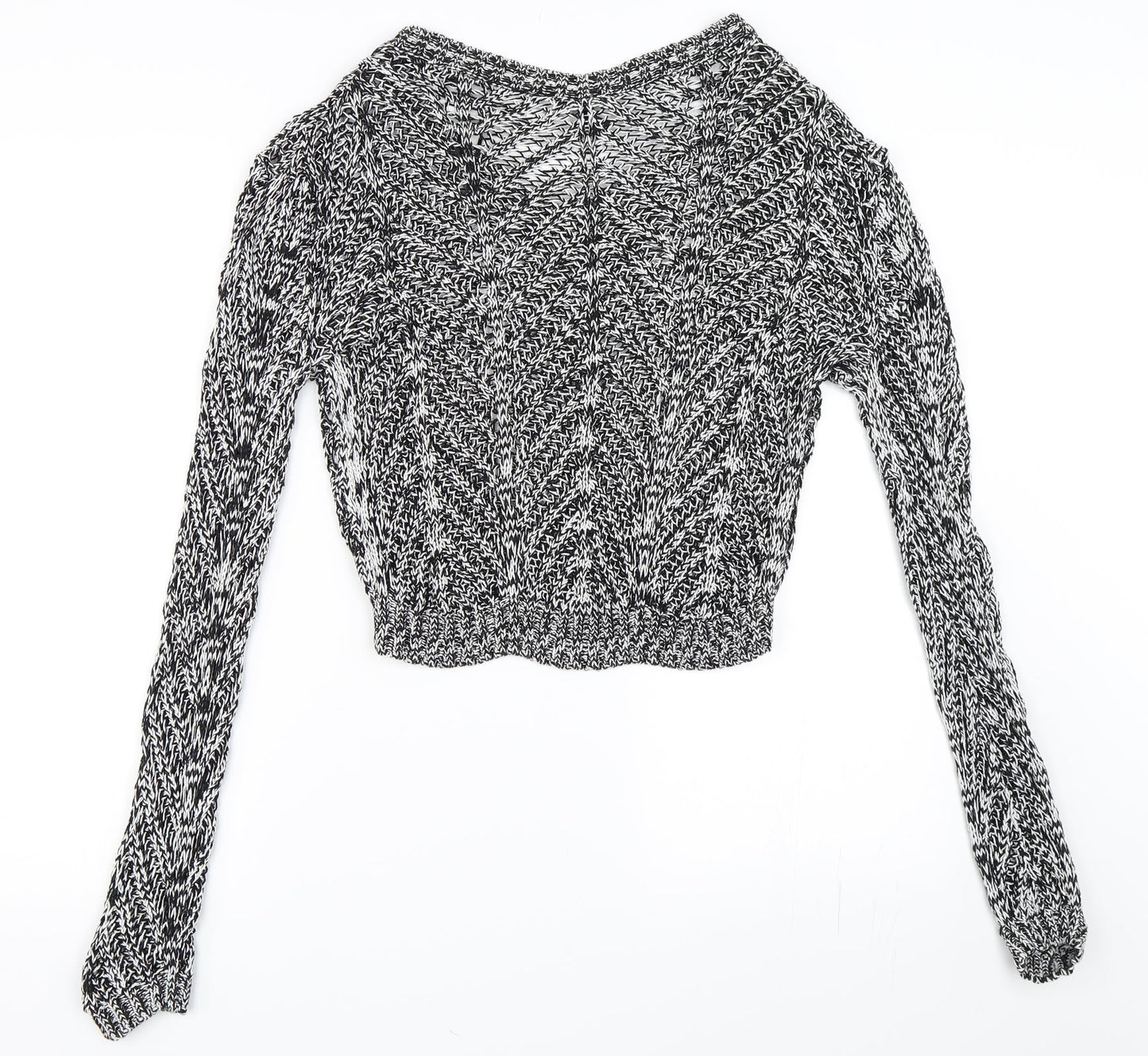 H&M Womens Black   Pullover Jumper Size 34