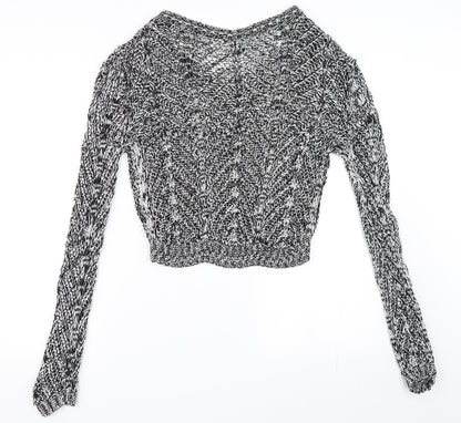 H&M Womens Black   Pullover Jumper Size 34