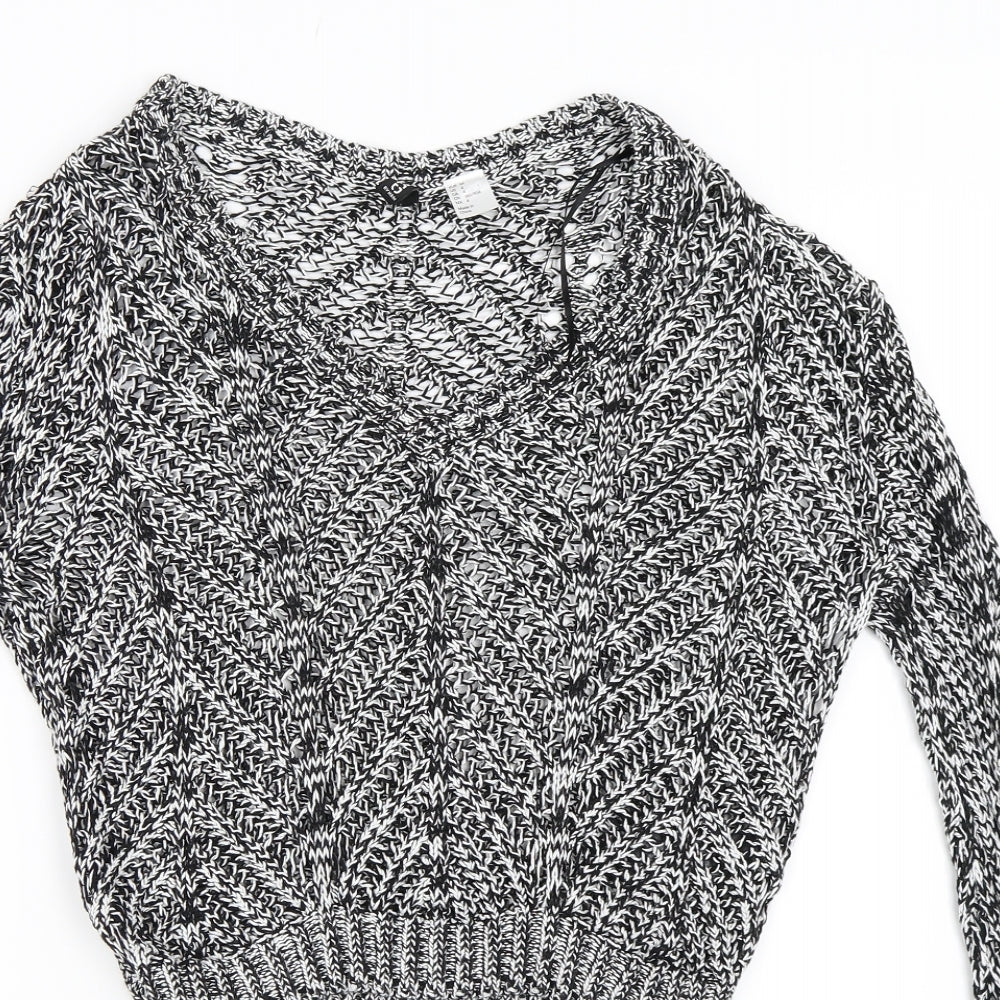H&M Womens Black   Pullover Jumper Size 34