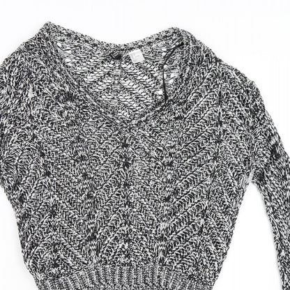 H&M Womens Black   Pullover Jumper Size 34