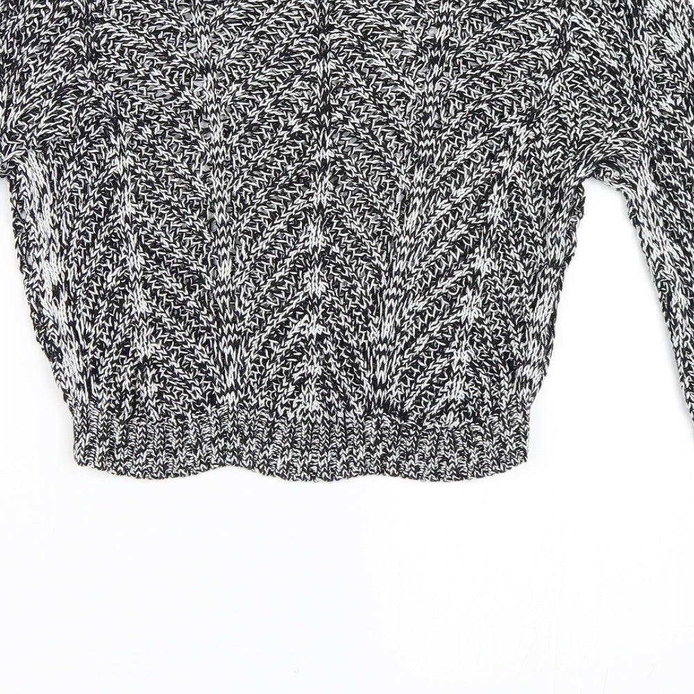 H&M Womens Black   Pullover Jumper Size 34