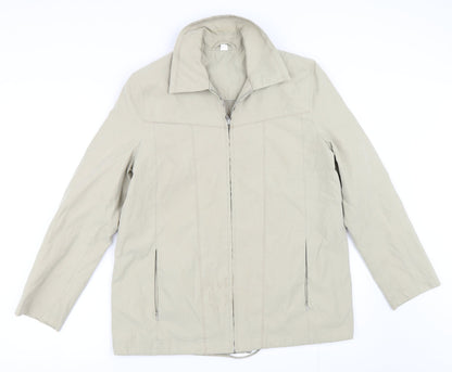 Preworn Womens Beige   Jacket Coat Size 10