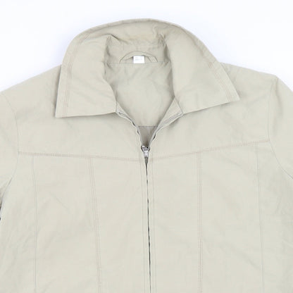 Preworn Womens Beige   Jacket Coat Size 10