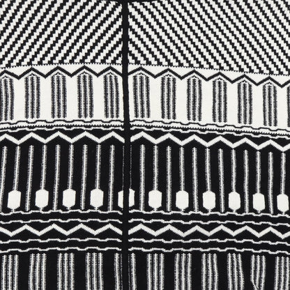 F&F Womens Black Geometric  Cape Jumper Size M